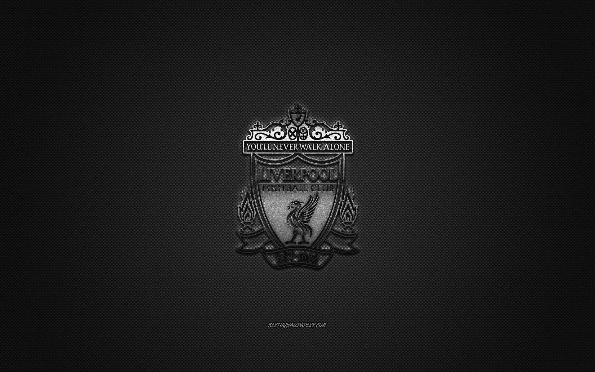 Black And White Liverpool 4k Logo Background