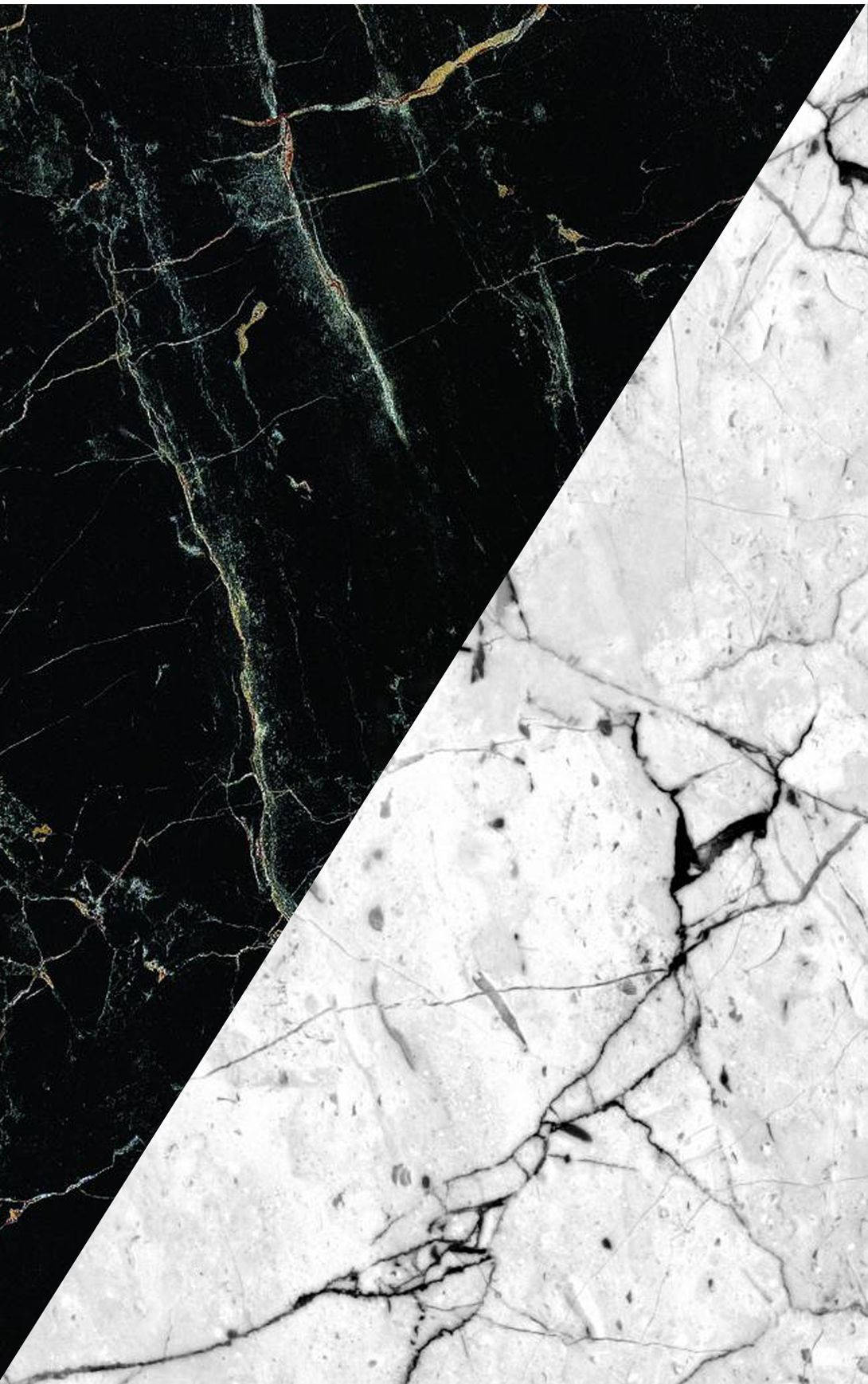 Black And White Marble Iphone Background