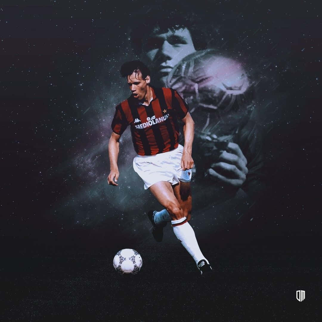 Black And White Marco Van Basten Background