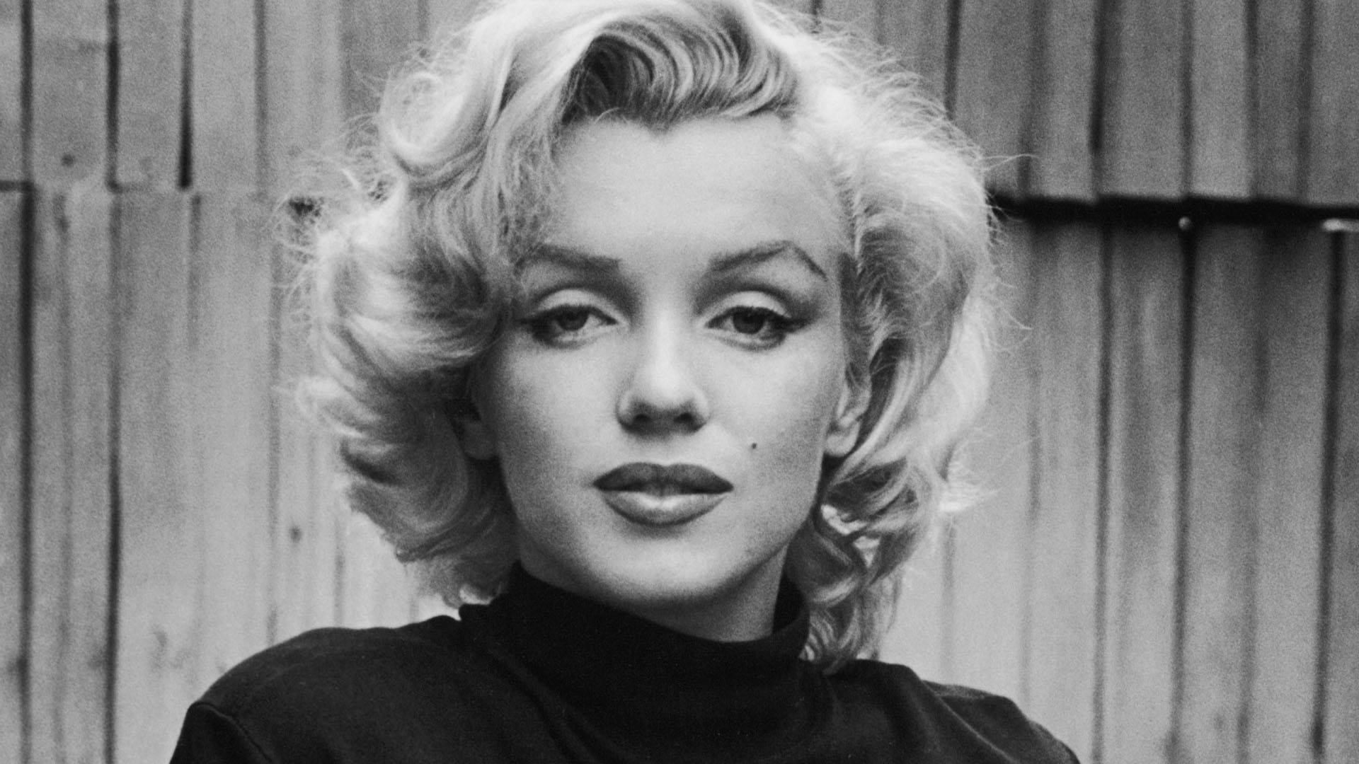 Black And White Marilyn Monroe Beautiful Actress Hd Background