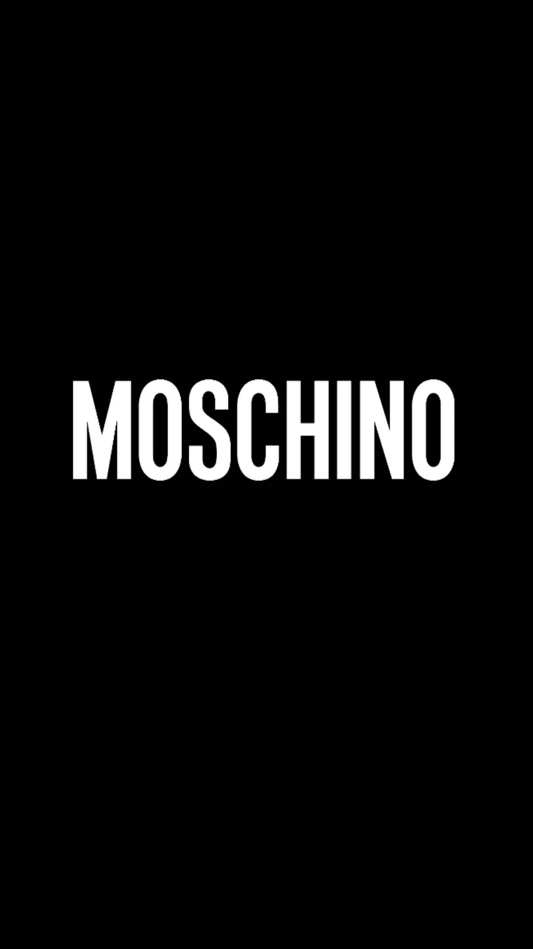 Black And White Moschino