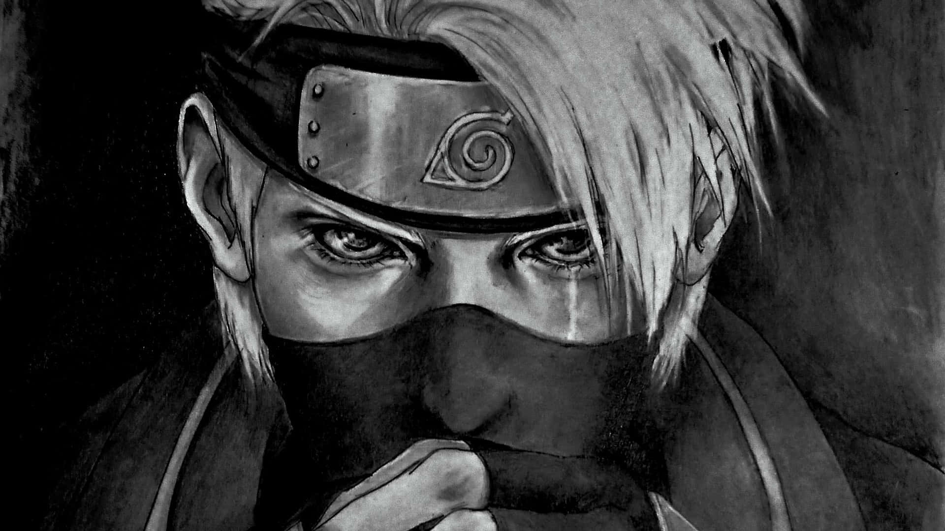 Black And White Naruto Background