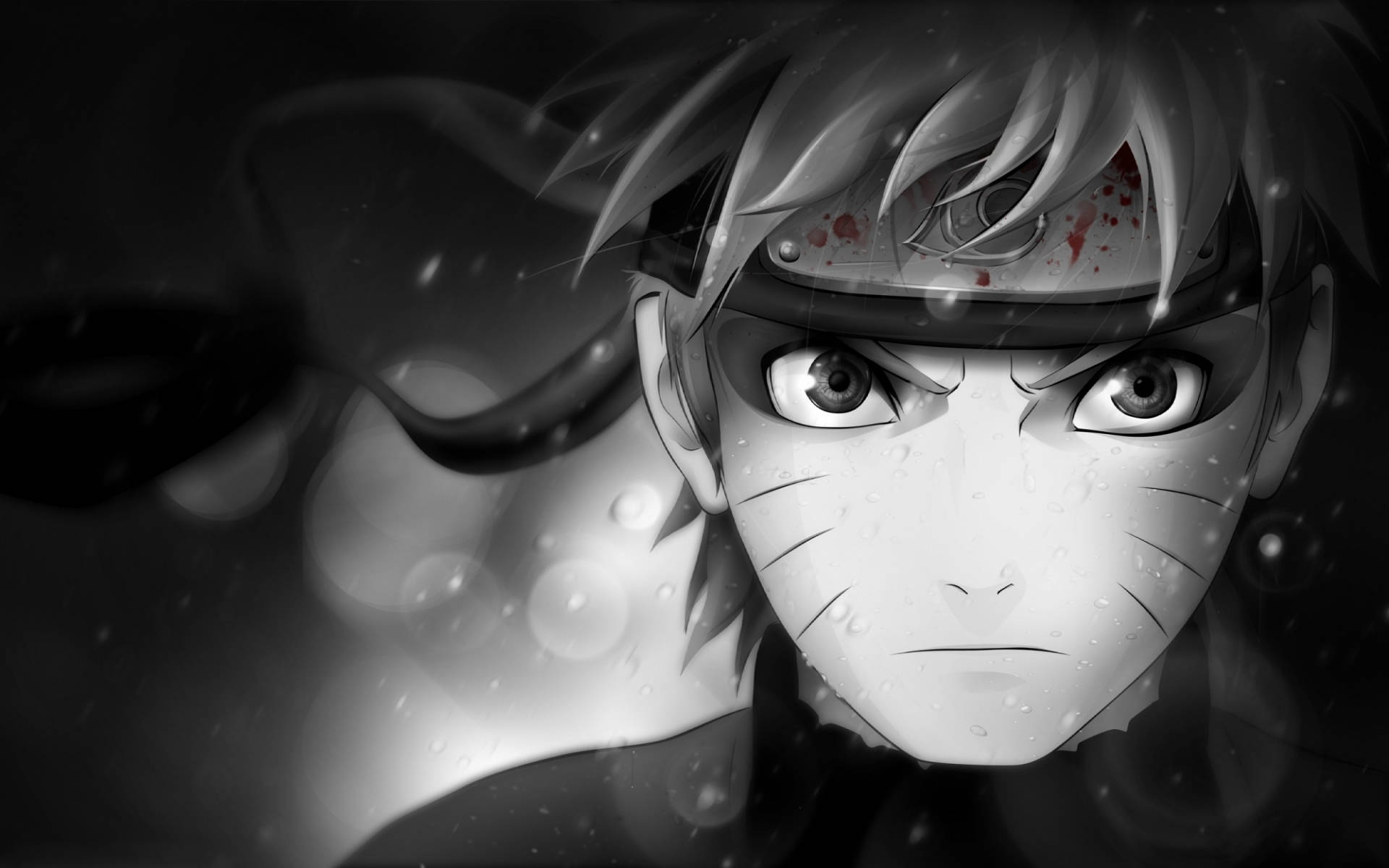 Black And White Naruto Final Form Background