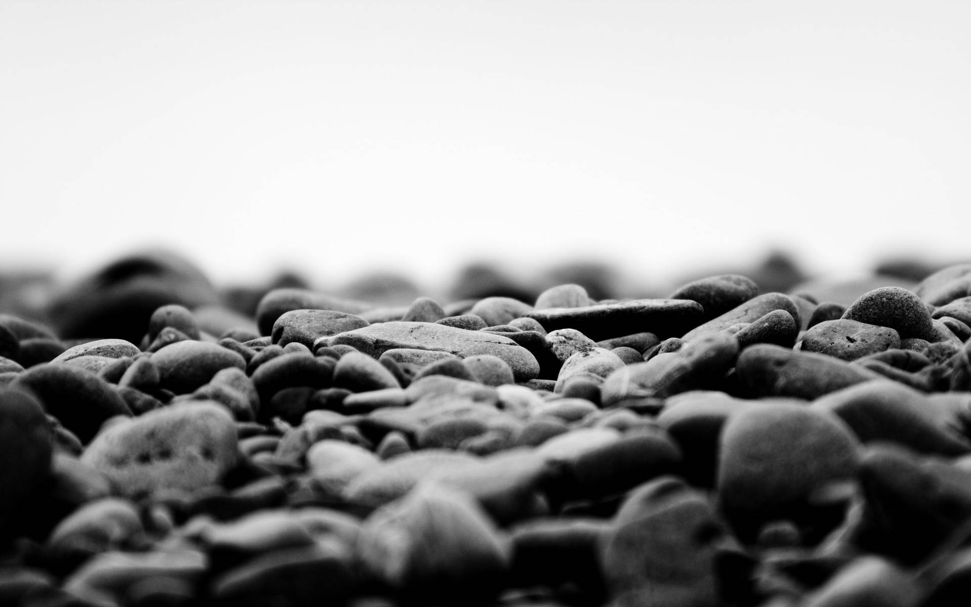 Black And White Pebbles Background
