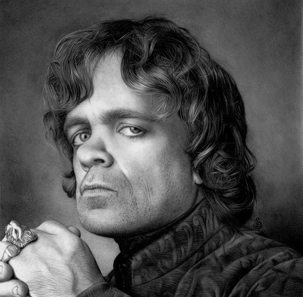 Black And White Photo Peter Dinklage