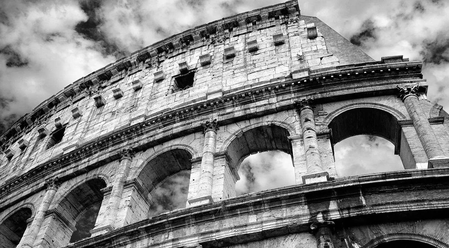 Black And White Photography The Colosseum