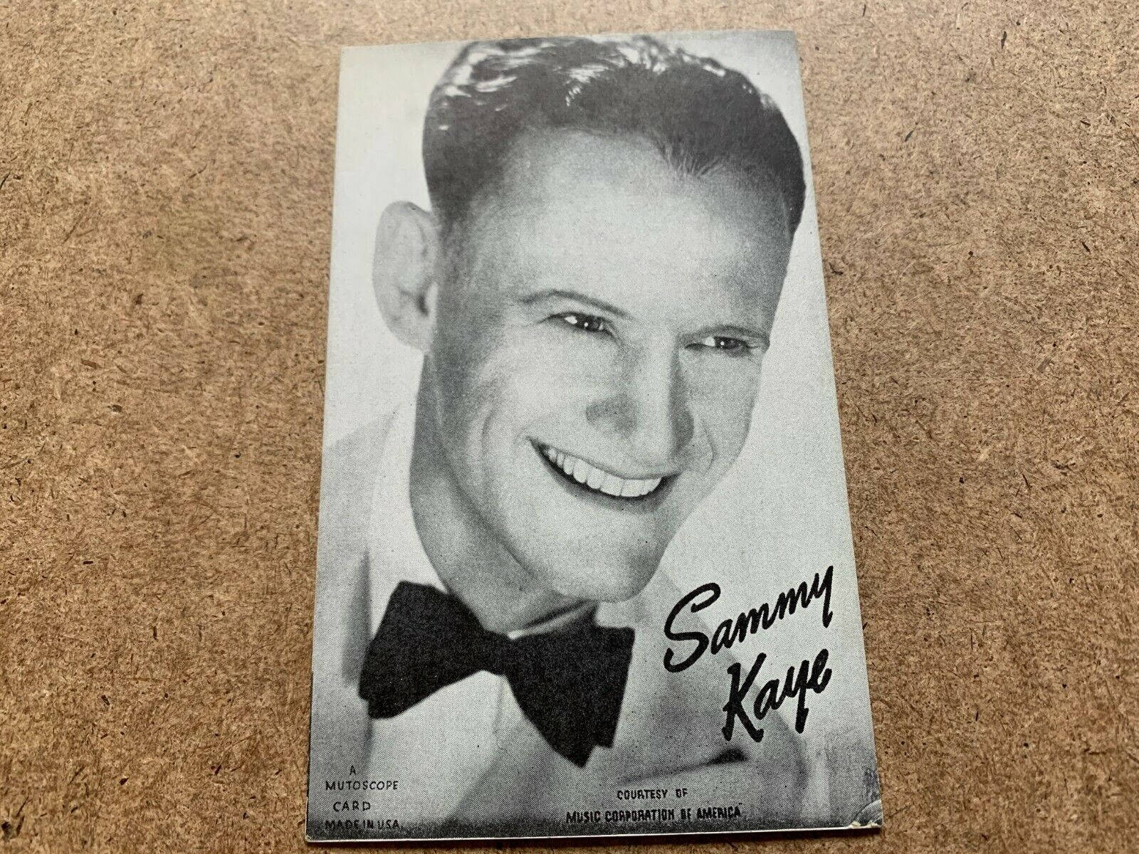 Black And White Portrait Of Renowned American Bandleader, Sammy Kaye Background