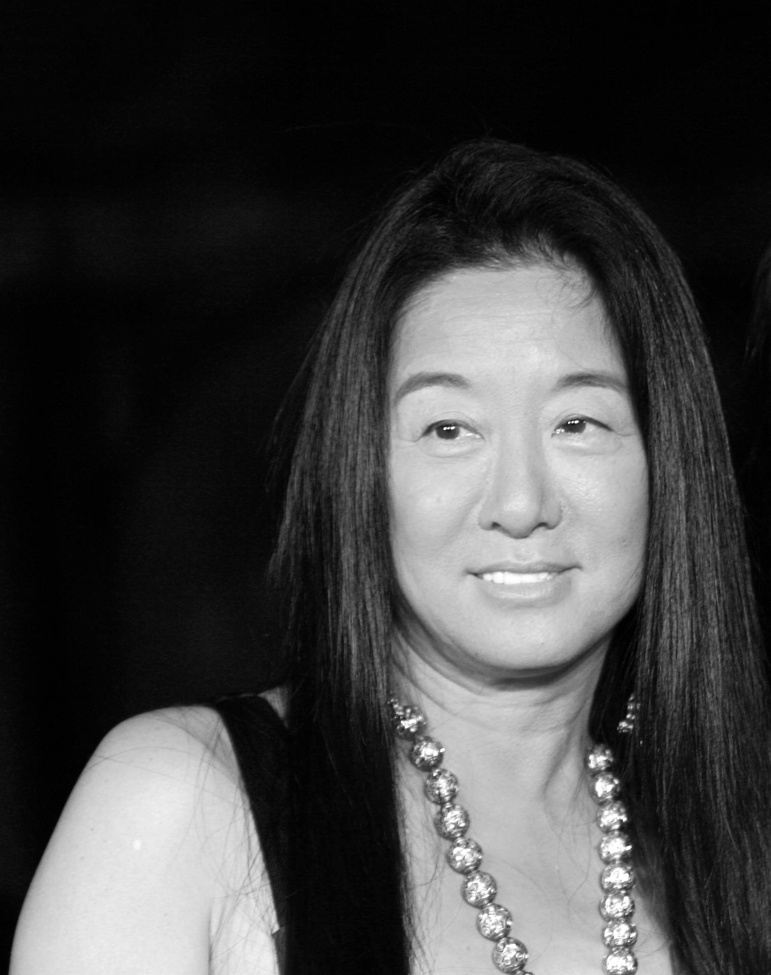 Black-and-white Portrait Of Vera Wang