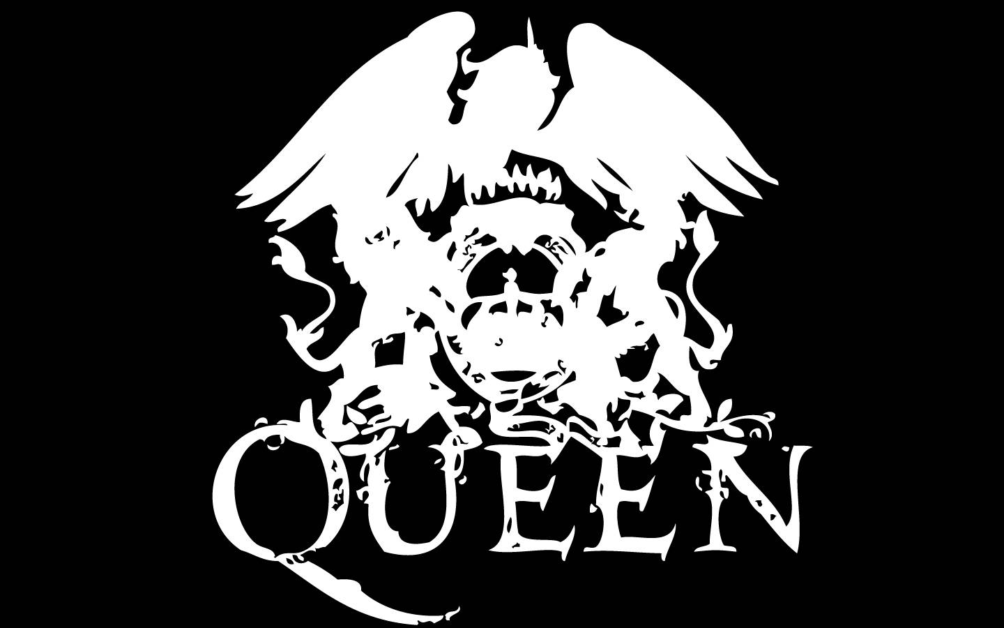 Black And White Queen Crest