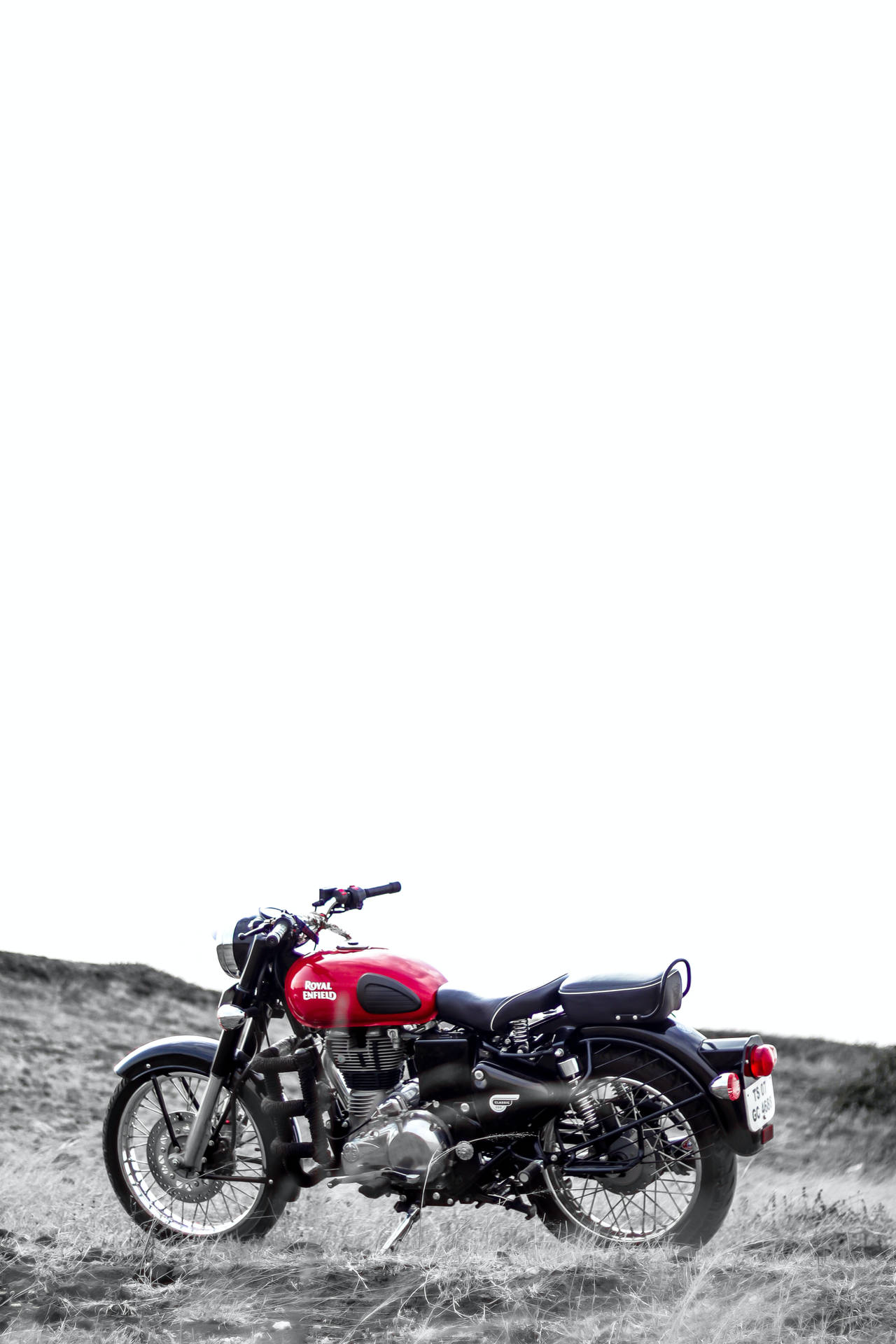 Black And White Red Bike Background