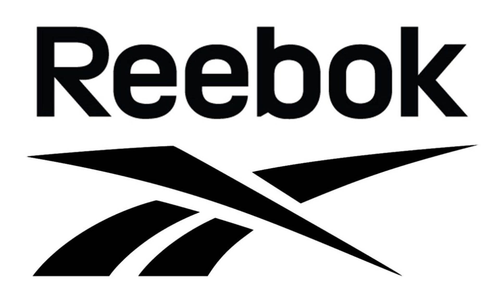 Black And White Reebok Logo Background