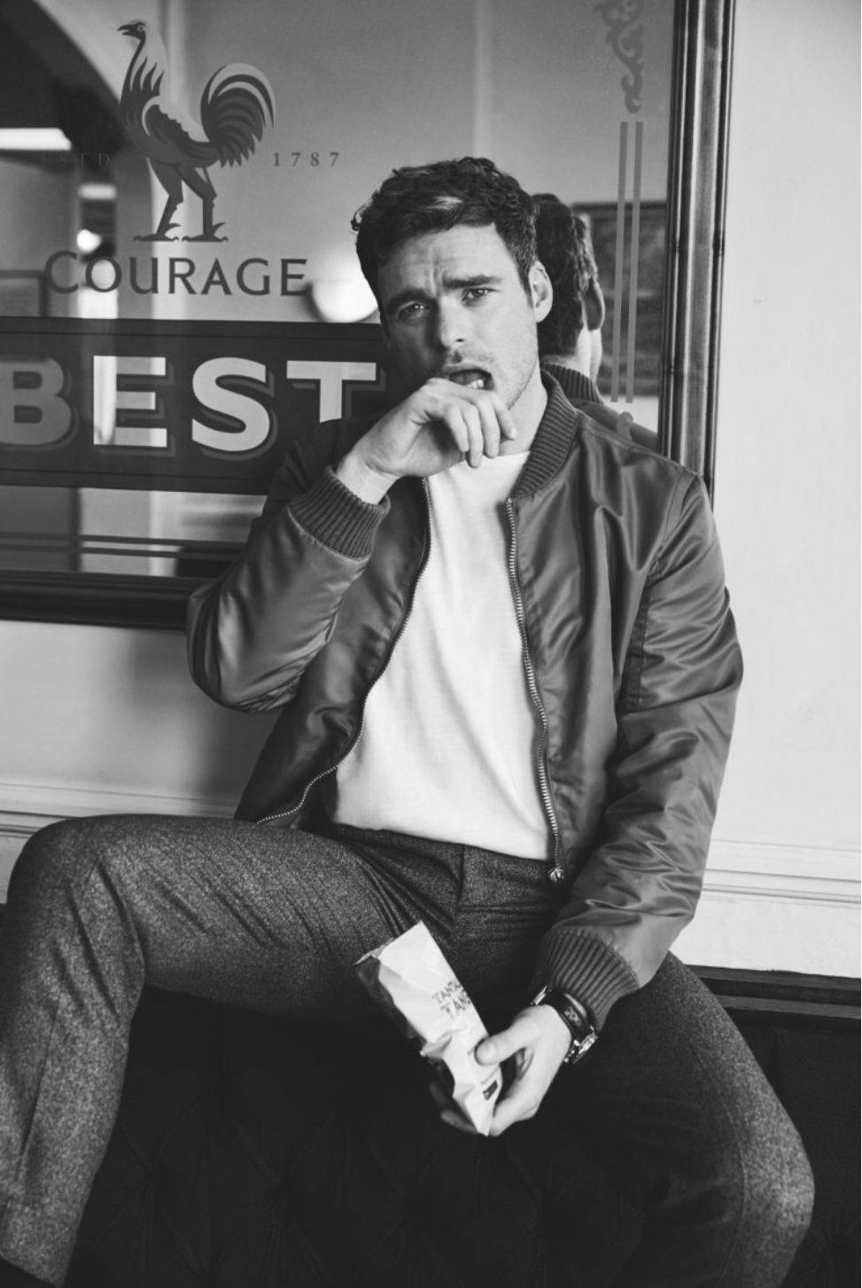 Black And White Richard Madden