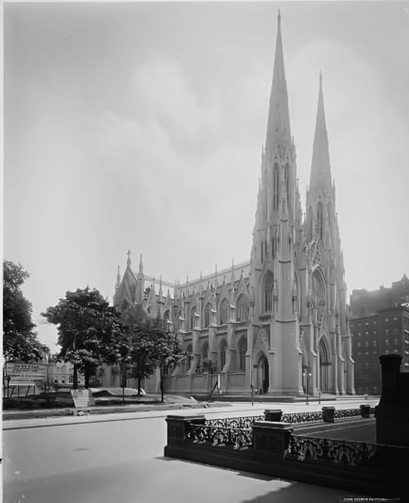 Black And White Saint Patrick's Cathedral