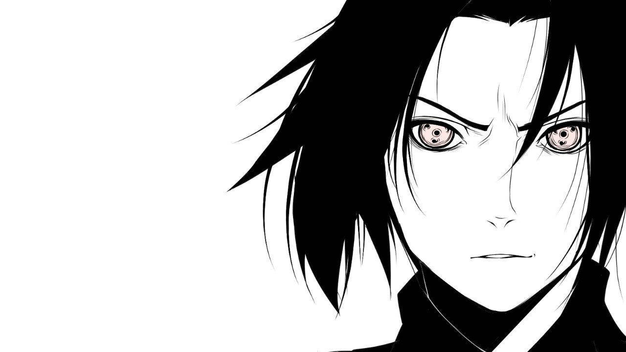 Black And White Sasuke Uchiha