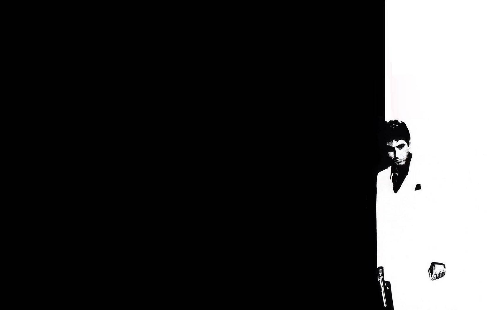 Black And White Scarface Background
