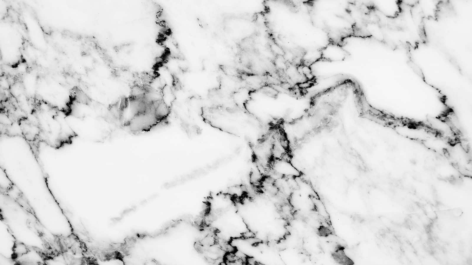 Black And White Scattered Fluid Lines Marble Background