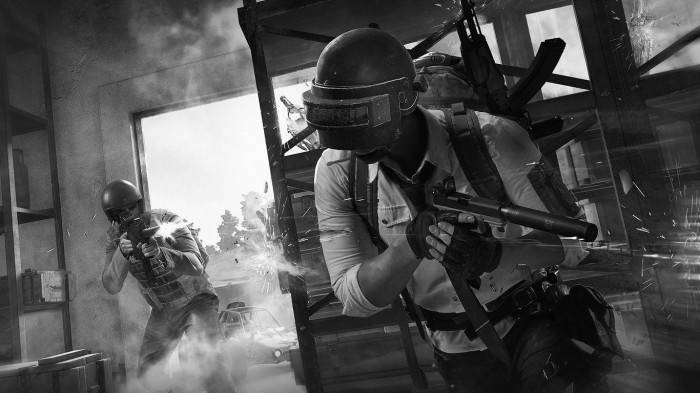 Black And White Shootout Pubg Banner Background