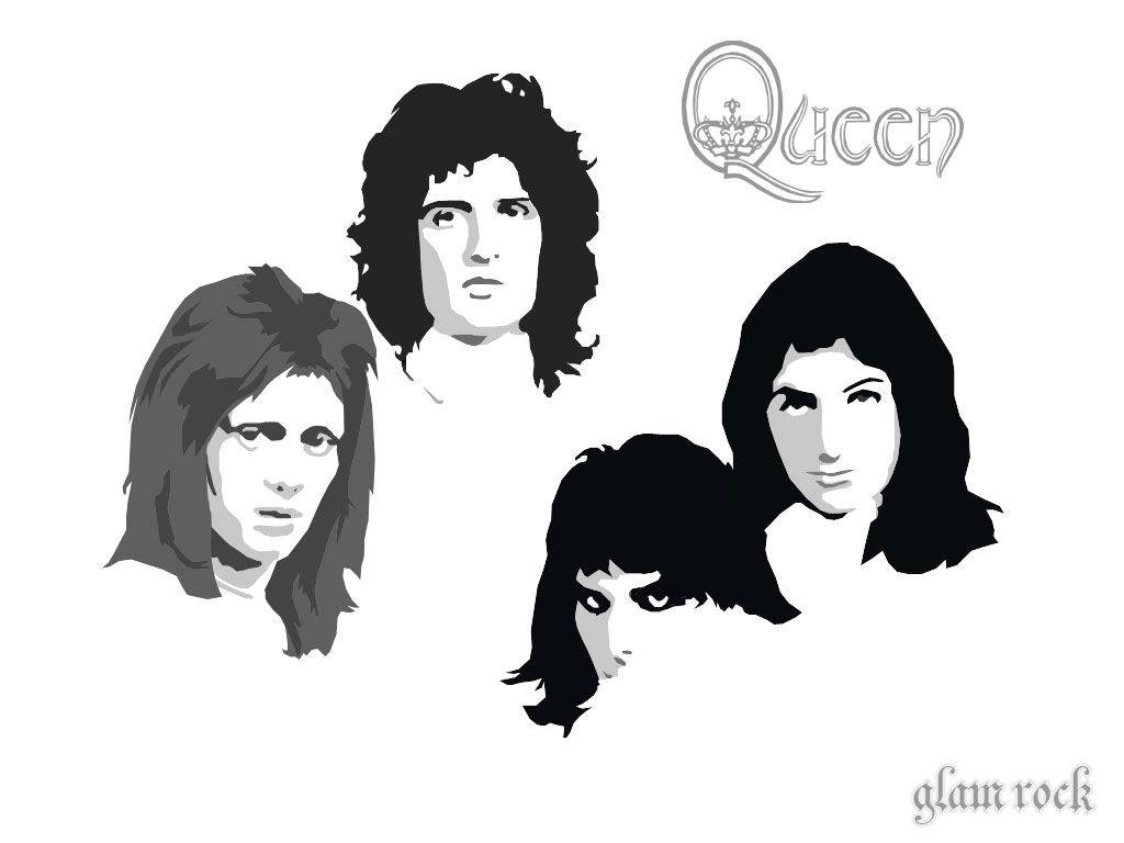 Black And White Sketch Of Queen