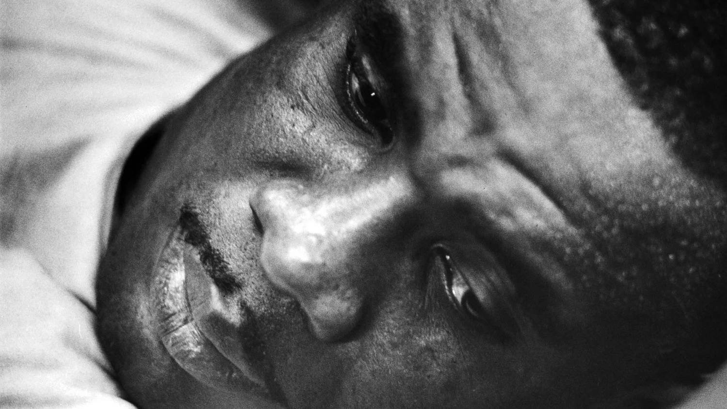 Black And White Sonny Liston Face