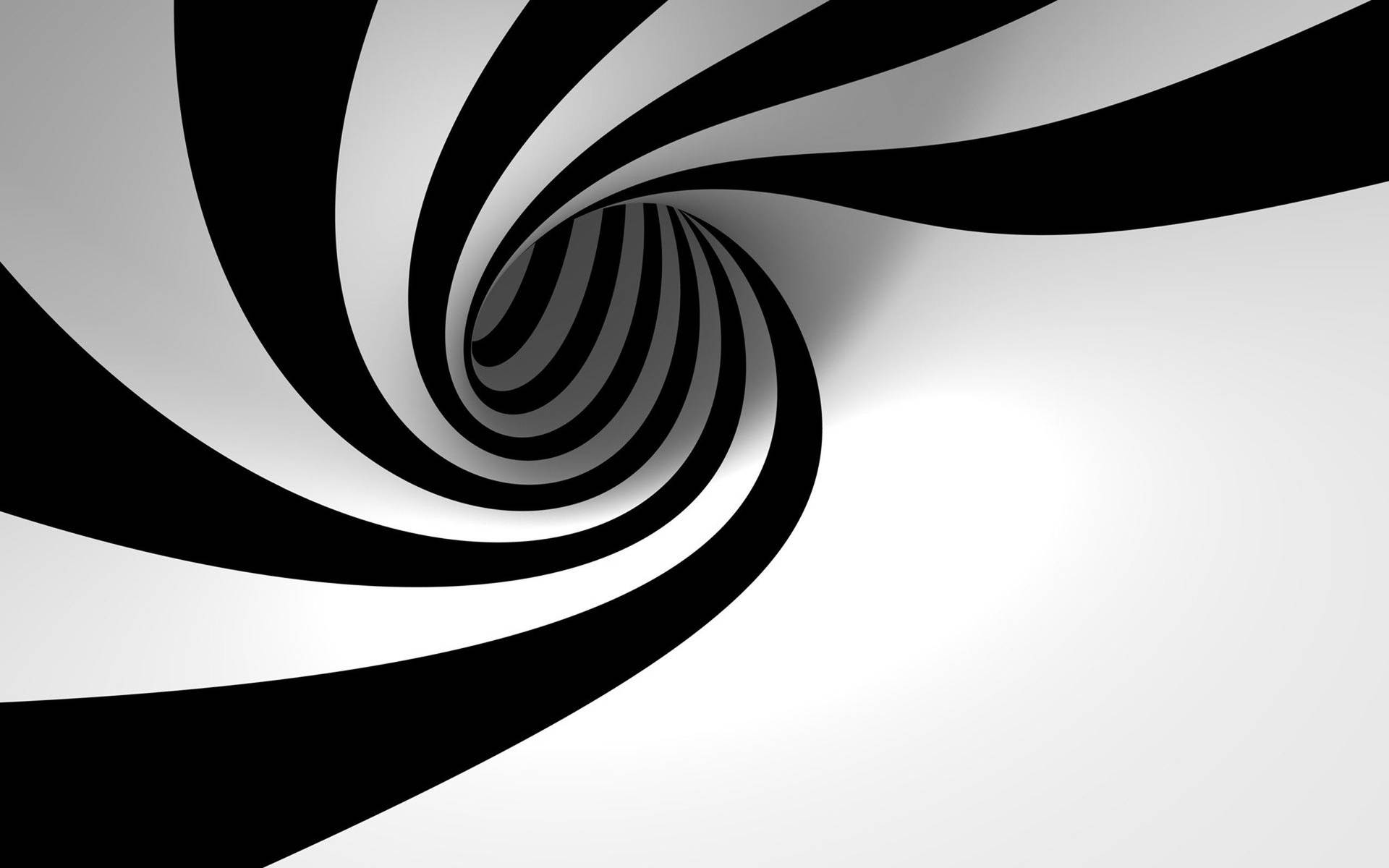 Black And White Spiral Background Background