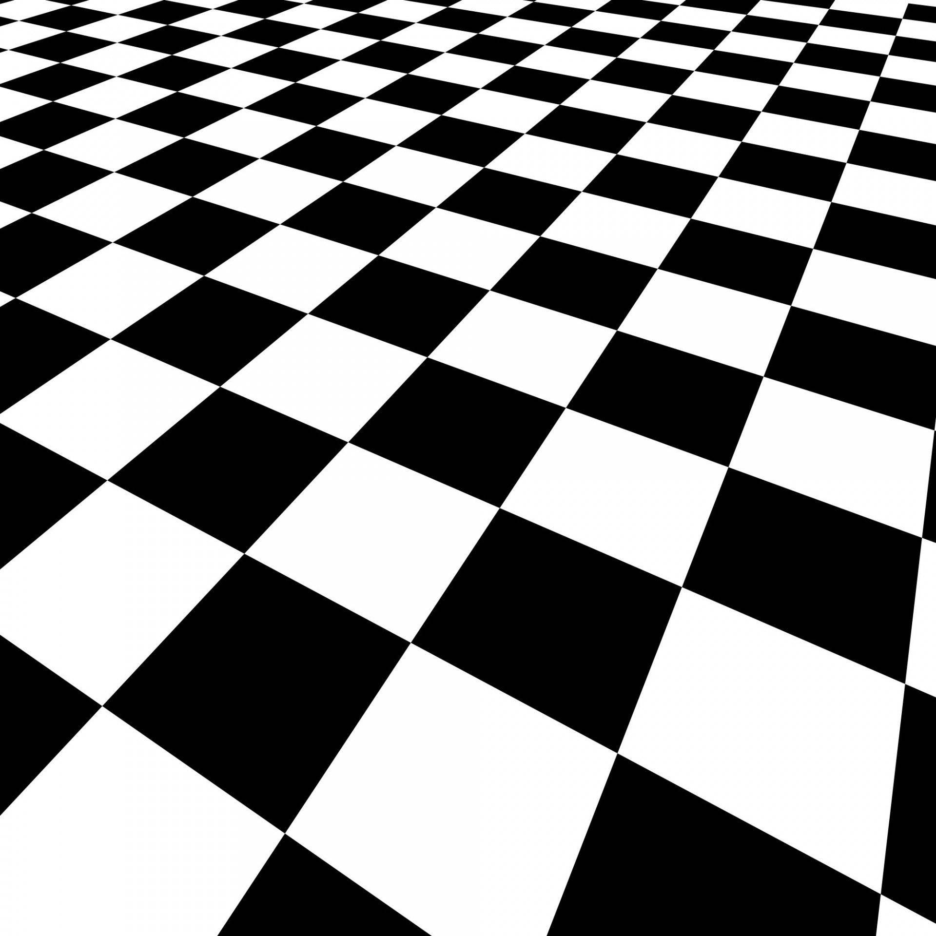 Black And White Squares Checkered Pattern Background