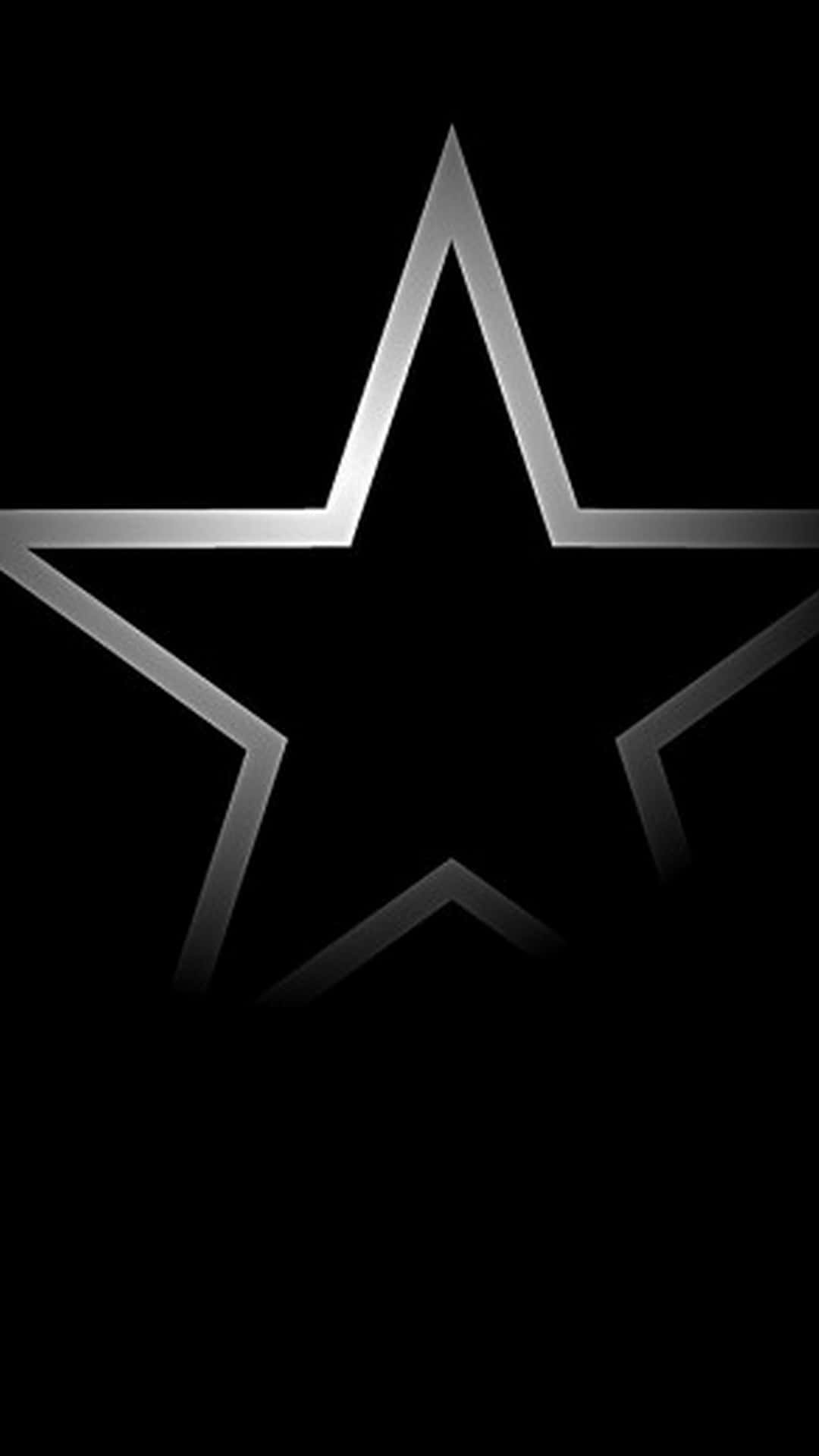 Black And White Star Artistic Wallpaper Background