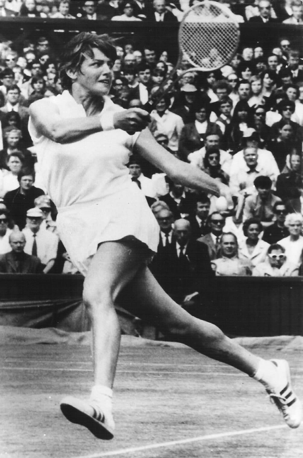 Black And White Still Margaret Court Background