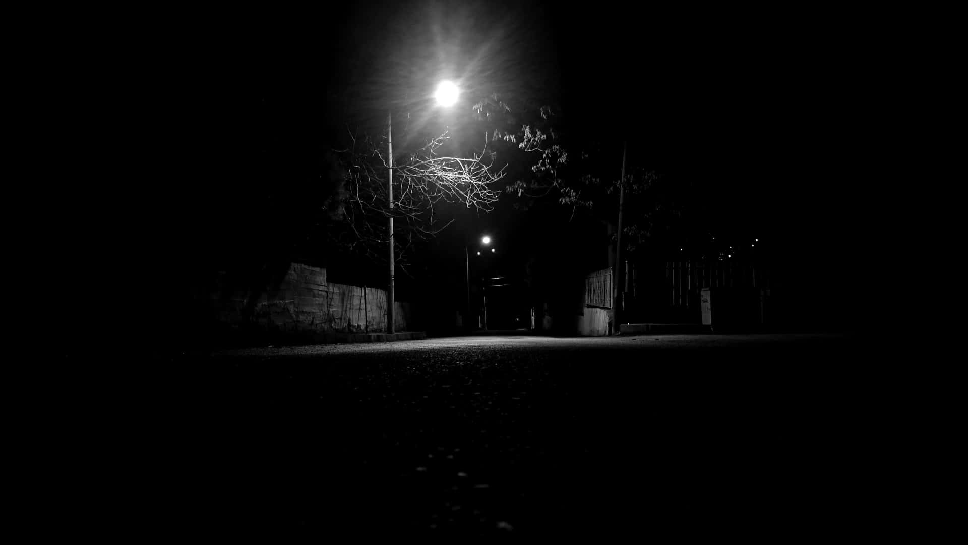 Black And White Street Light Background