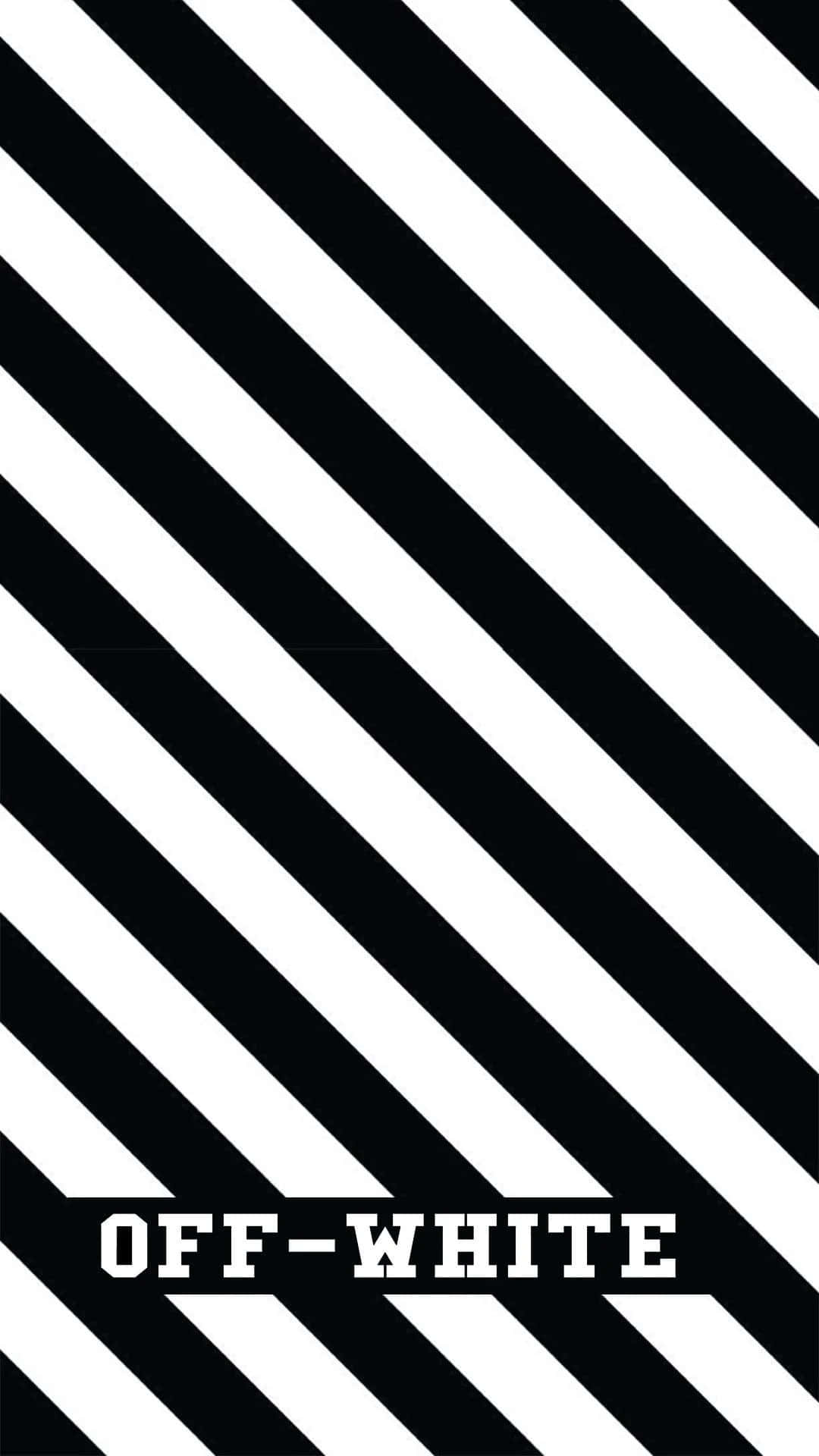 Black And White Stripe Off White Iphone