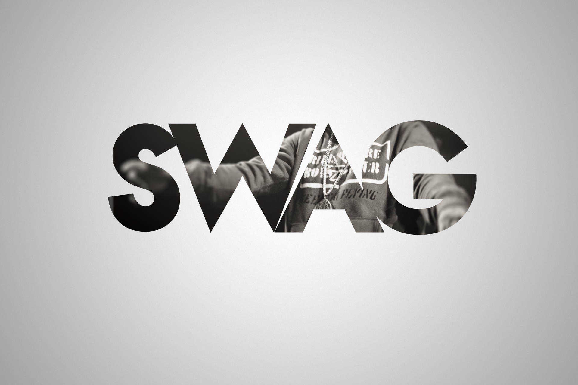 Black And White Swag Background