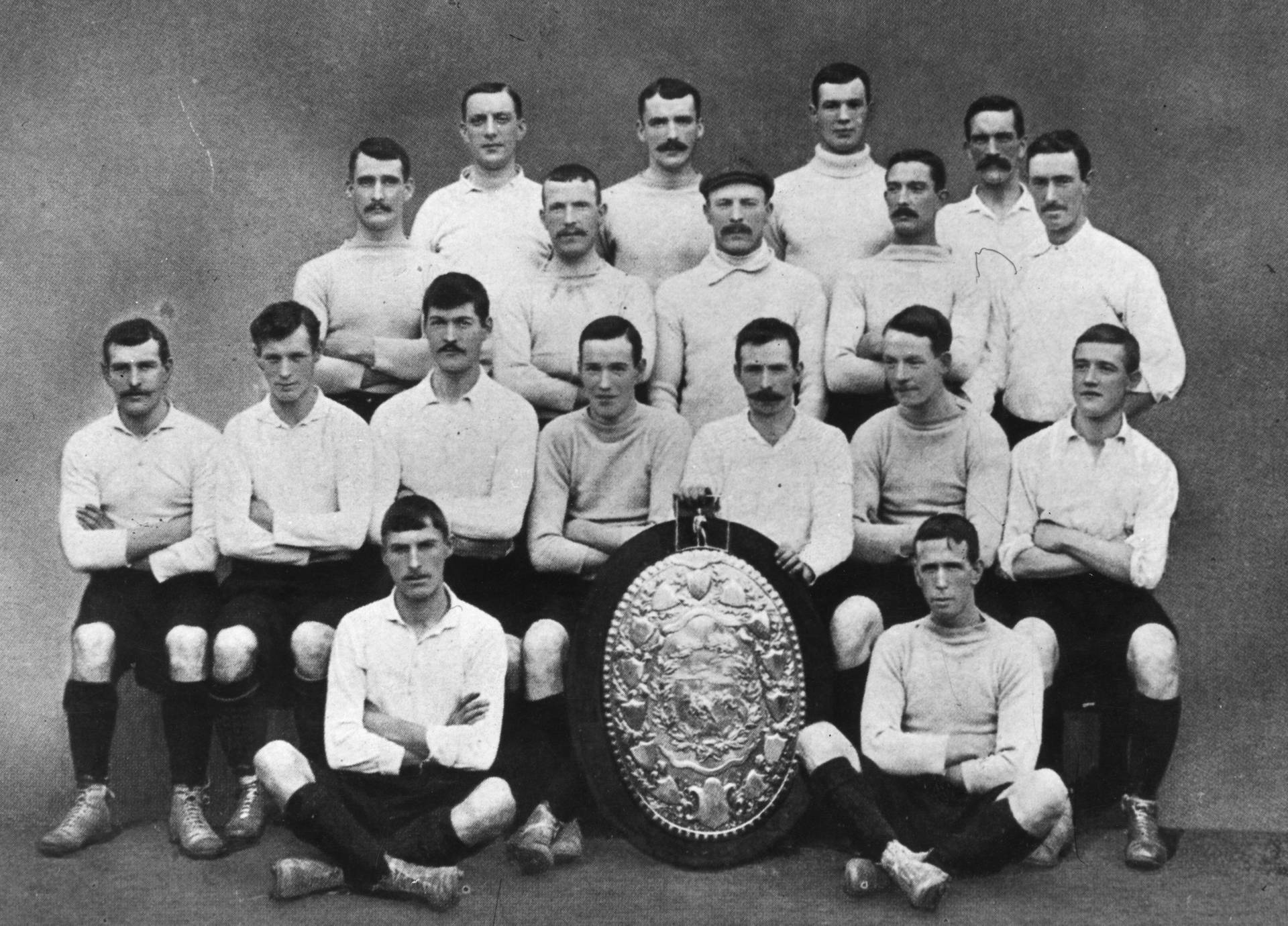 Black And White Tottenham Hotspurs Fc Old Team