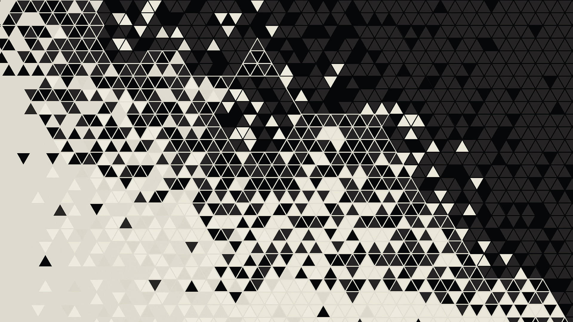 Black And White Triangles Backgrounds