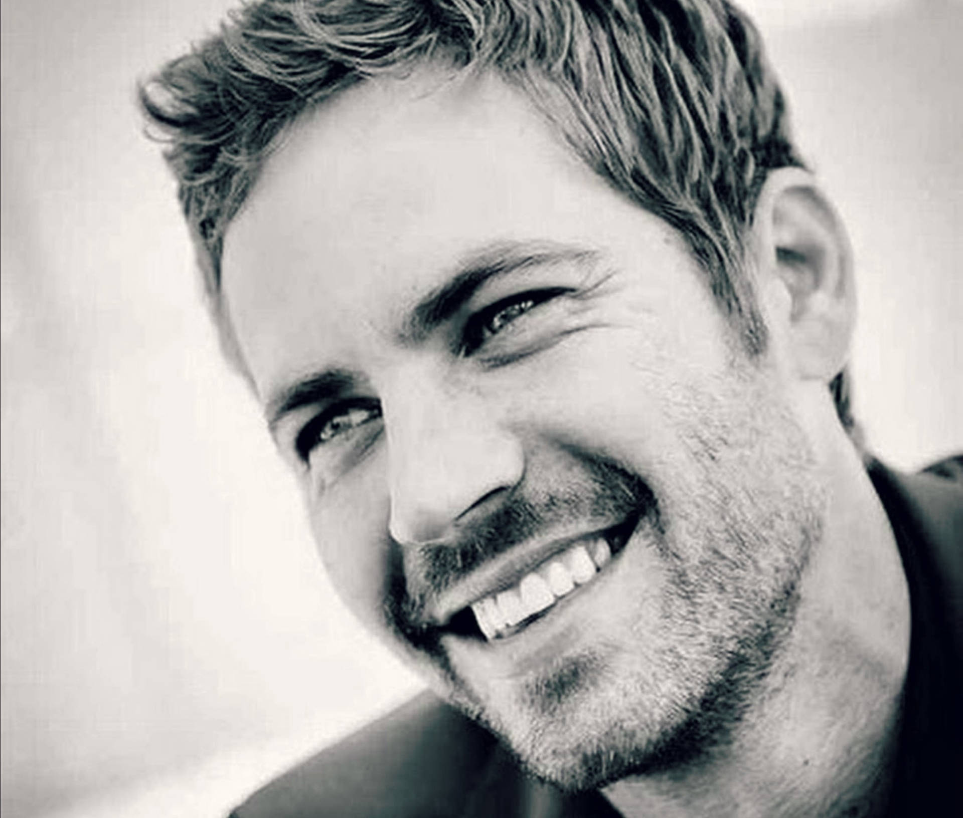 Black And White Tribute Paul Walker Background