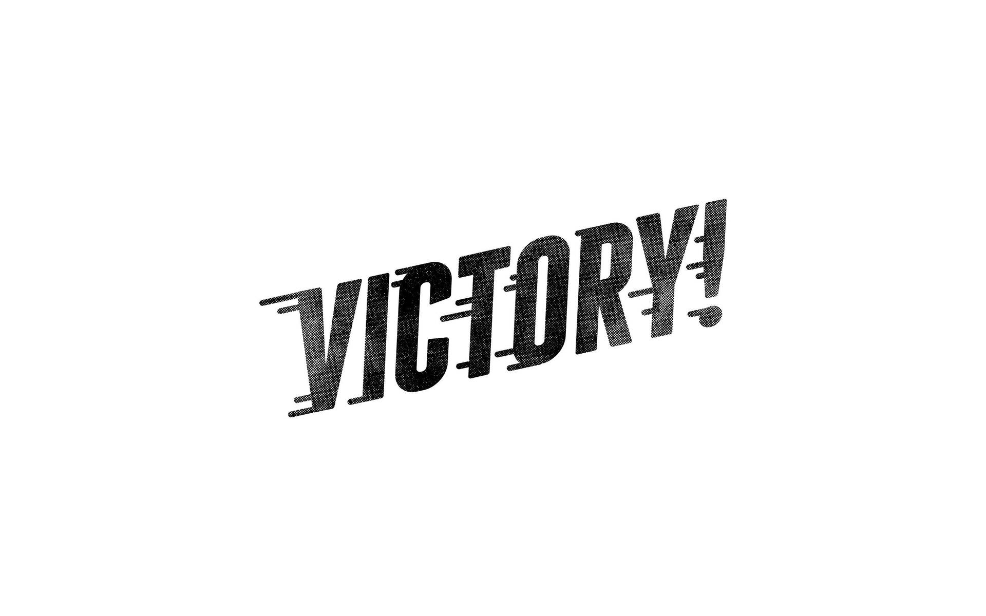 Black And White Victory Background