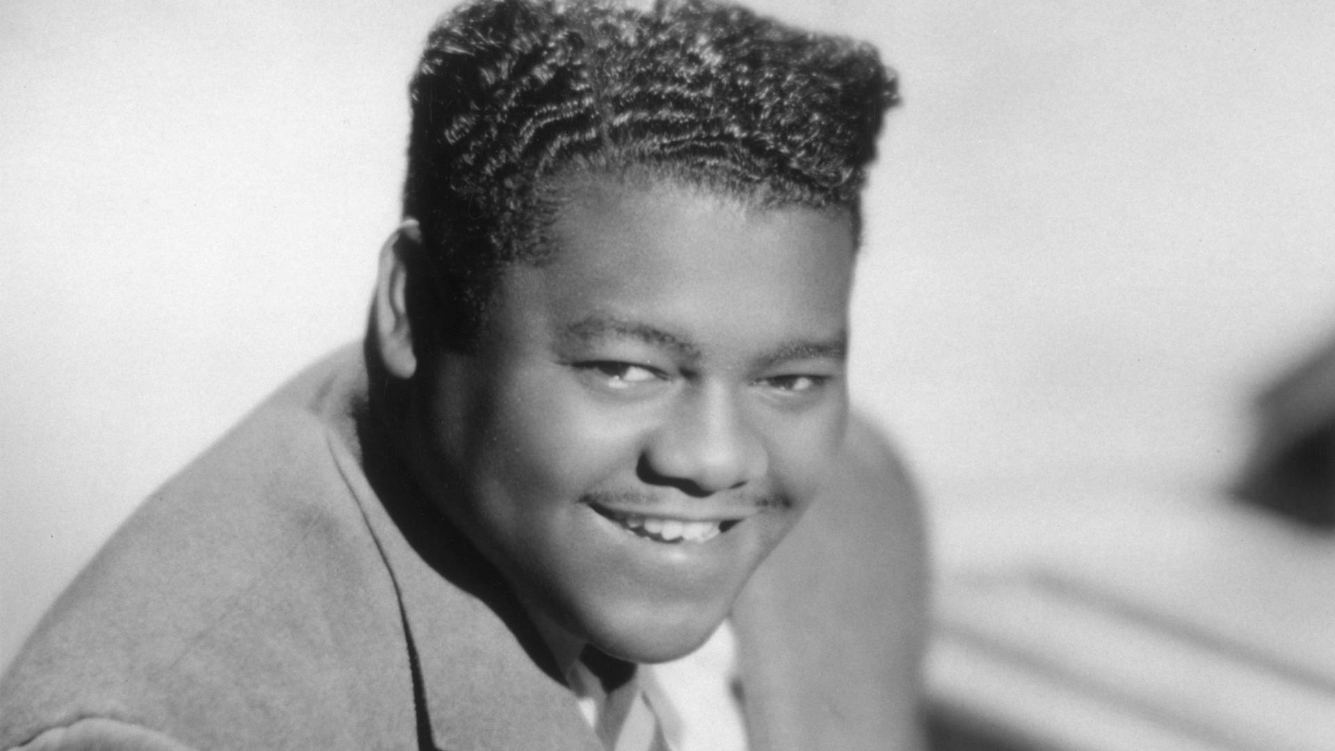 Black And White Vintage Fats Domino