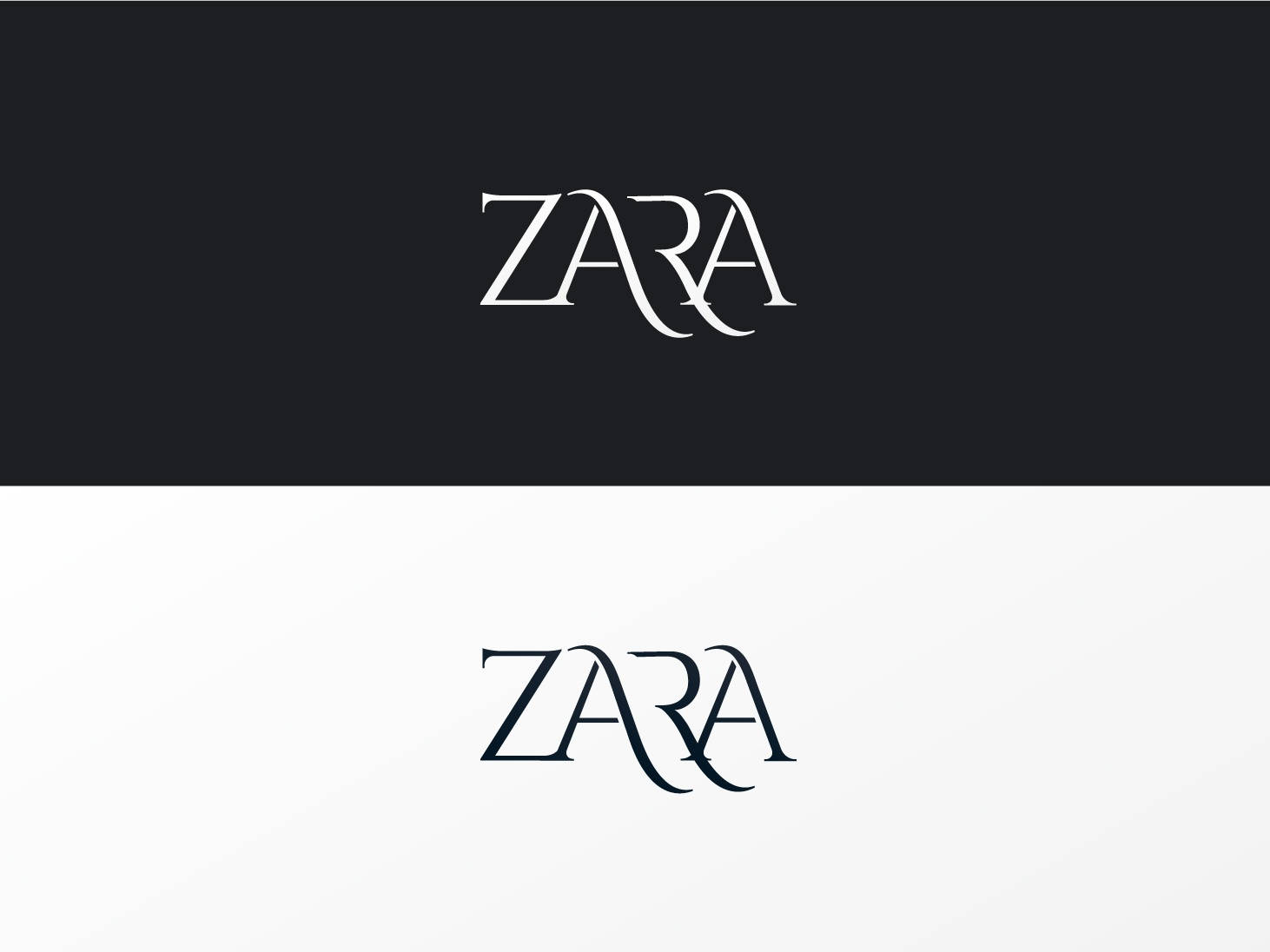Black And White Zara Icons Background