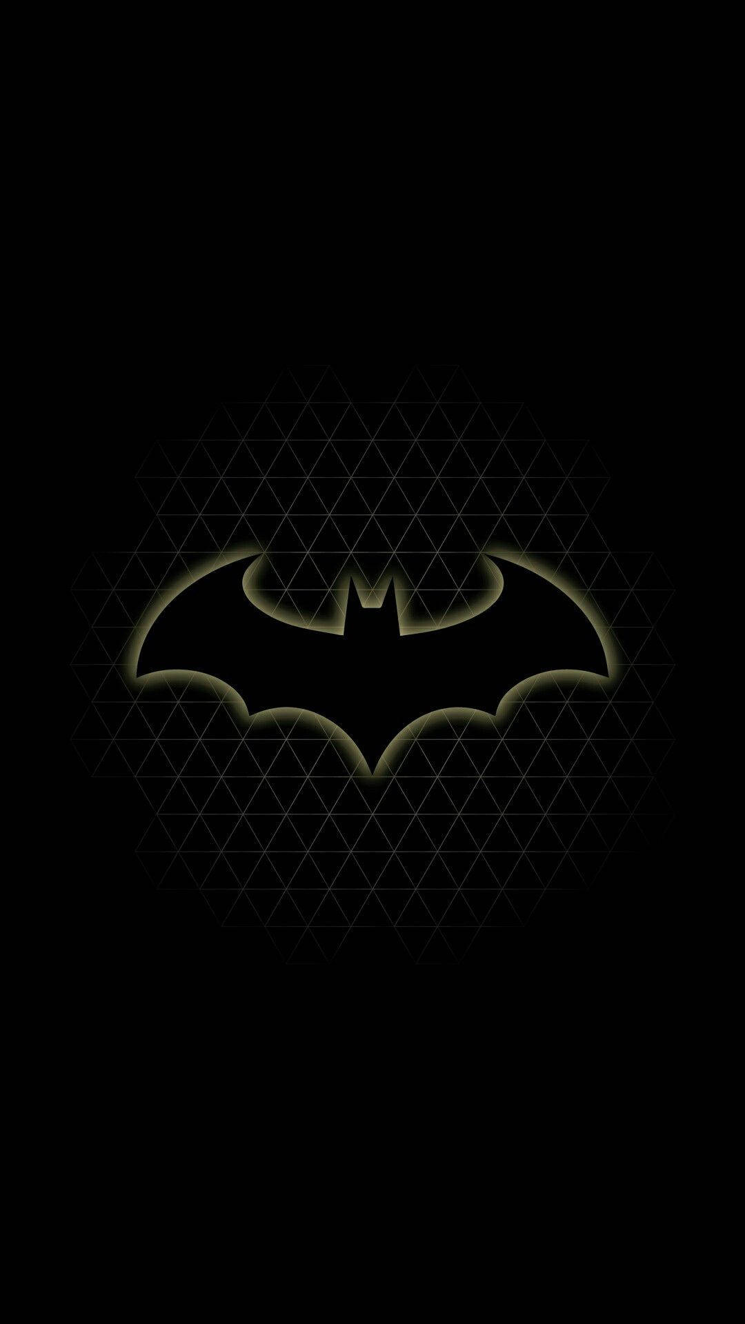 Black And Yellow Batman Dark Iphone Background