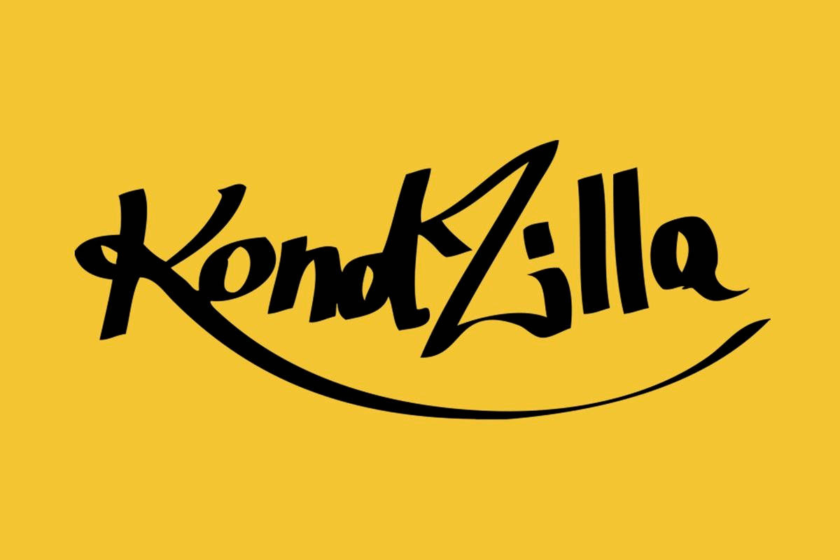 Black And Yellow Canal Kondzilla Logo Background