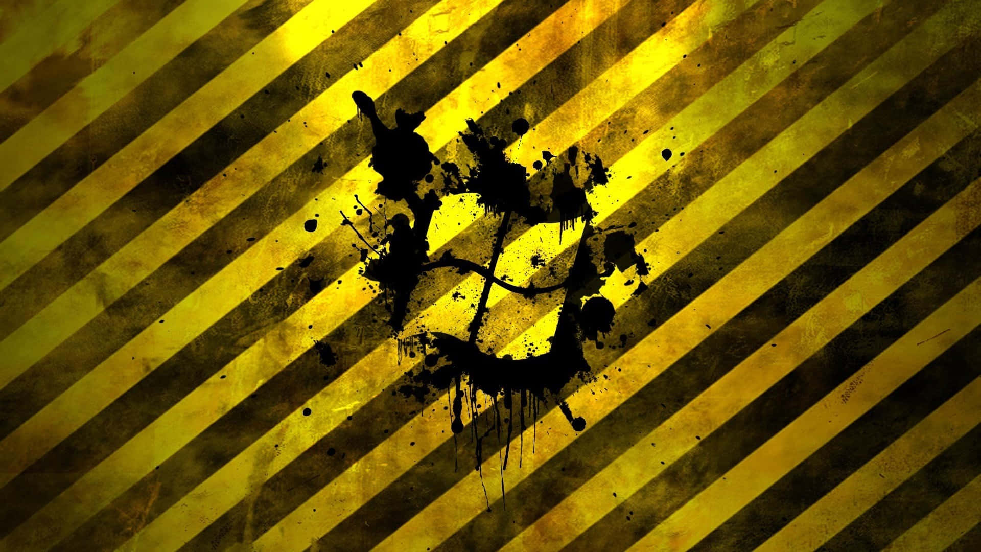 Black And Yellow Gradient Wallpaper Background