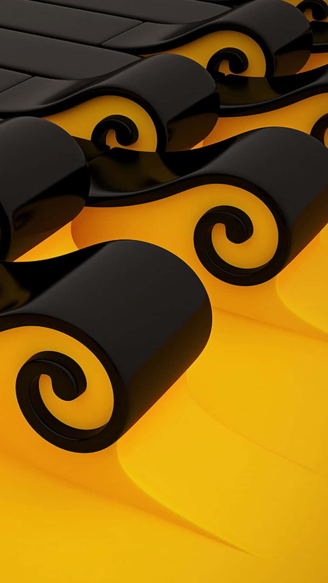 Black And Yellow [wallpaper] Background