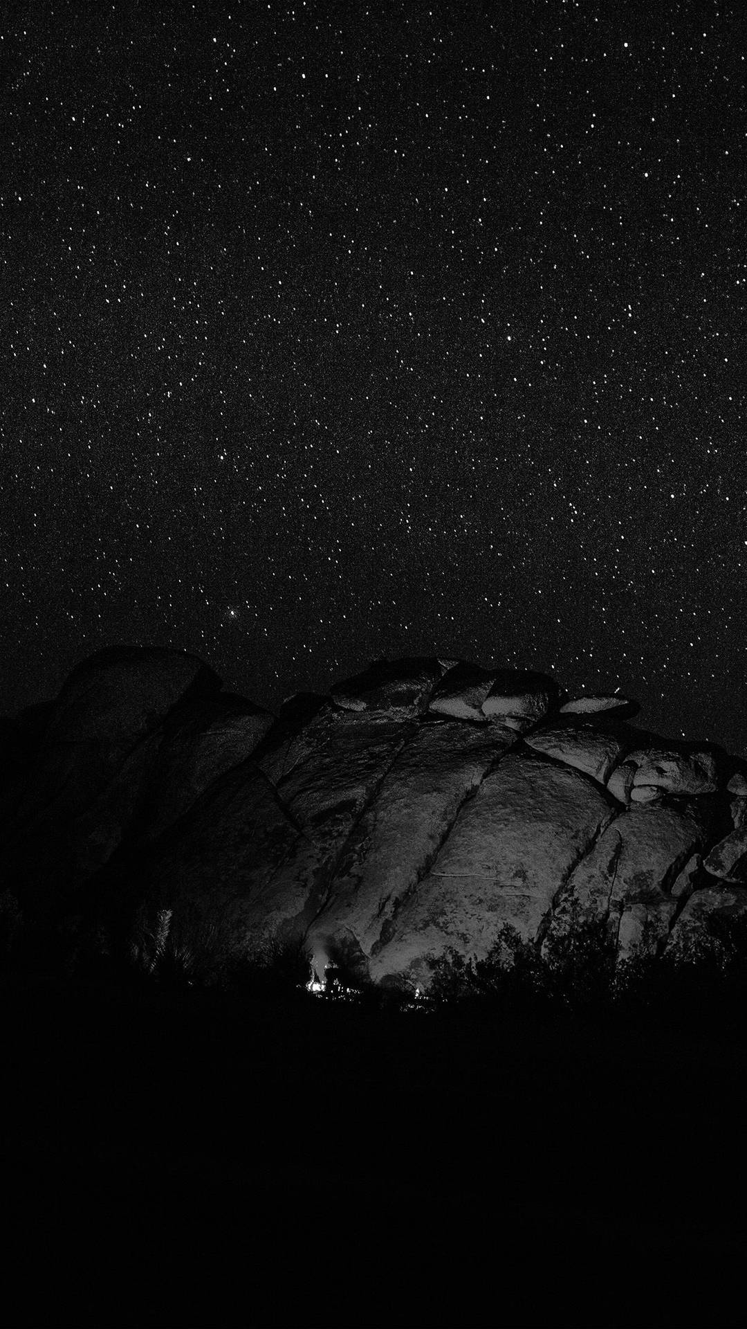 Black Android Boulder And Stars
