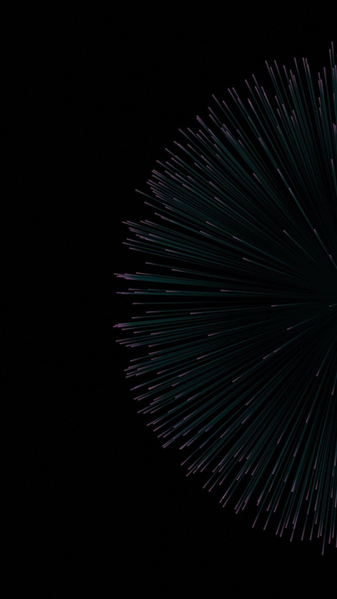 Black Android Circle Lines Background