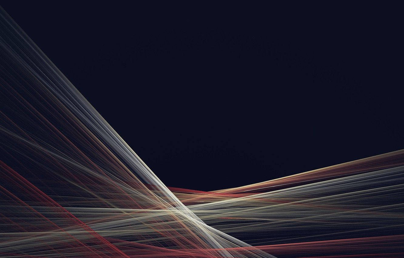 Black Android Colorful Line Patterns Background