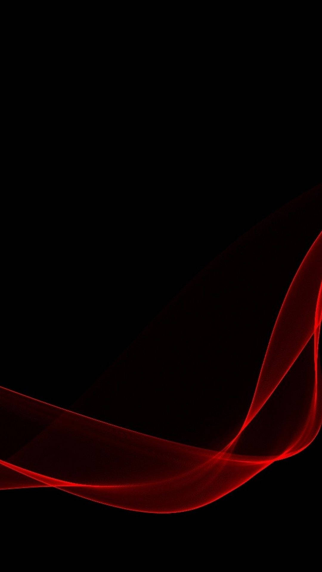 Black Android Glowing Red Light Background