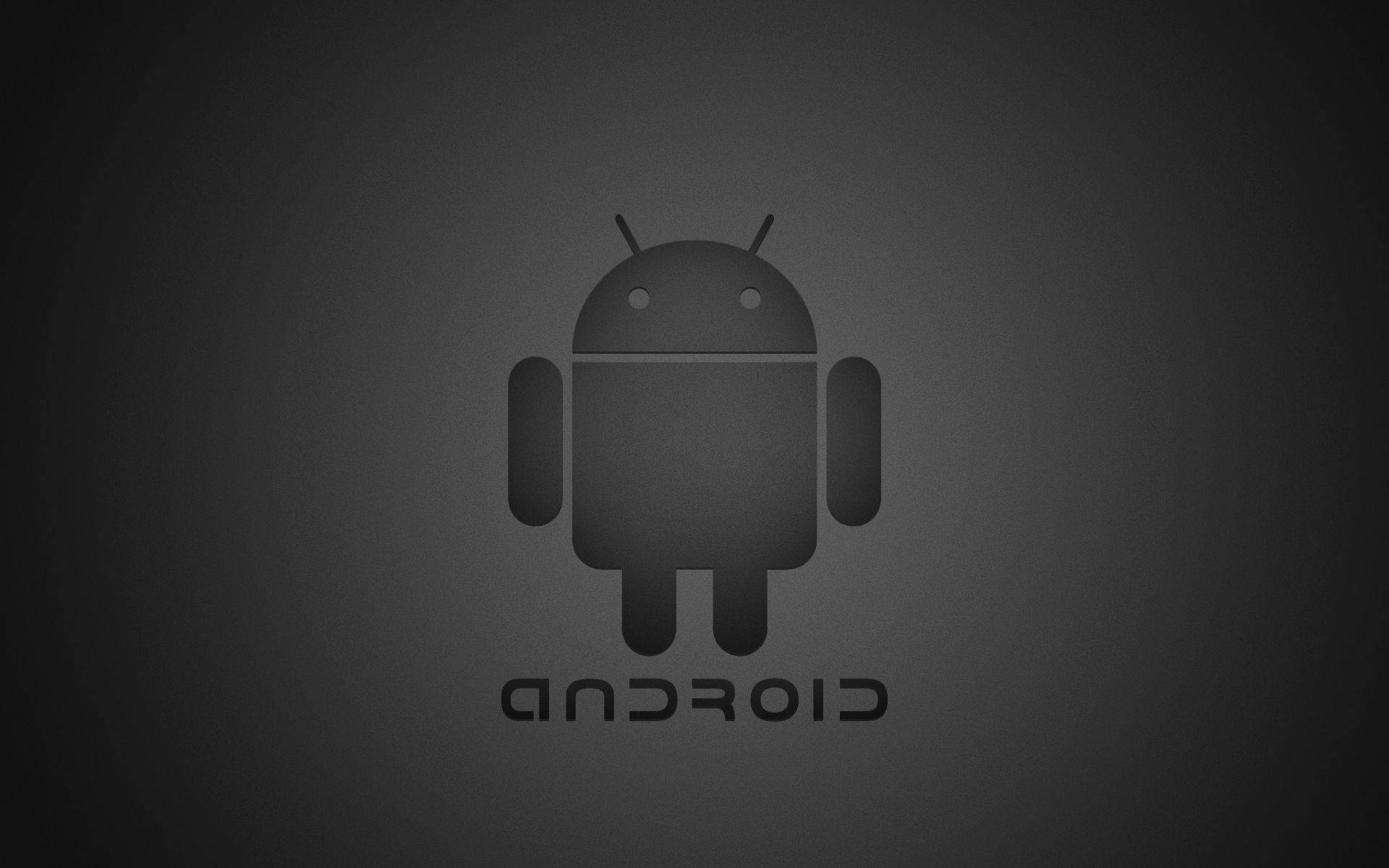 Black Android Icon Background