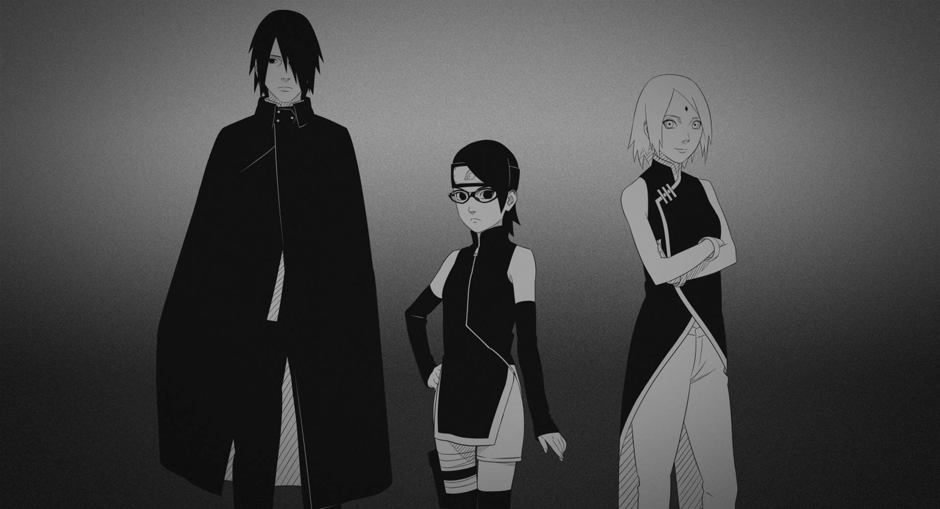 Black Anime Uchiha Family