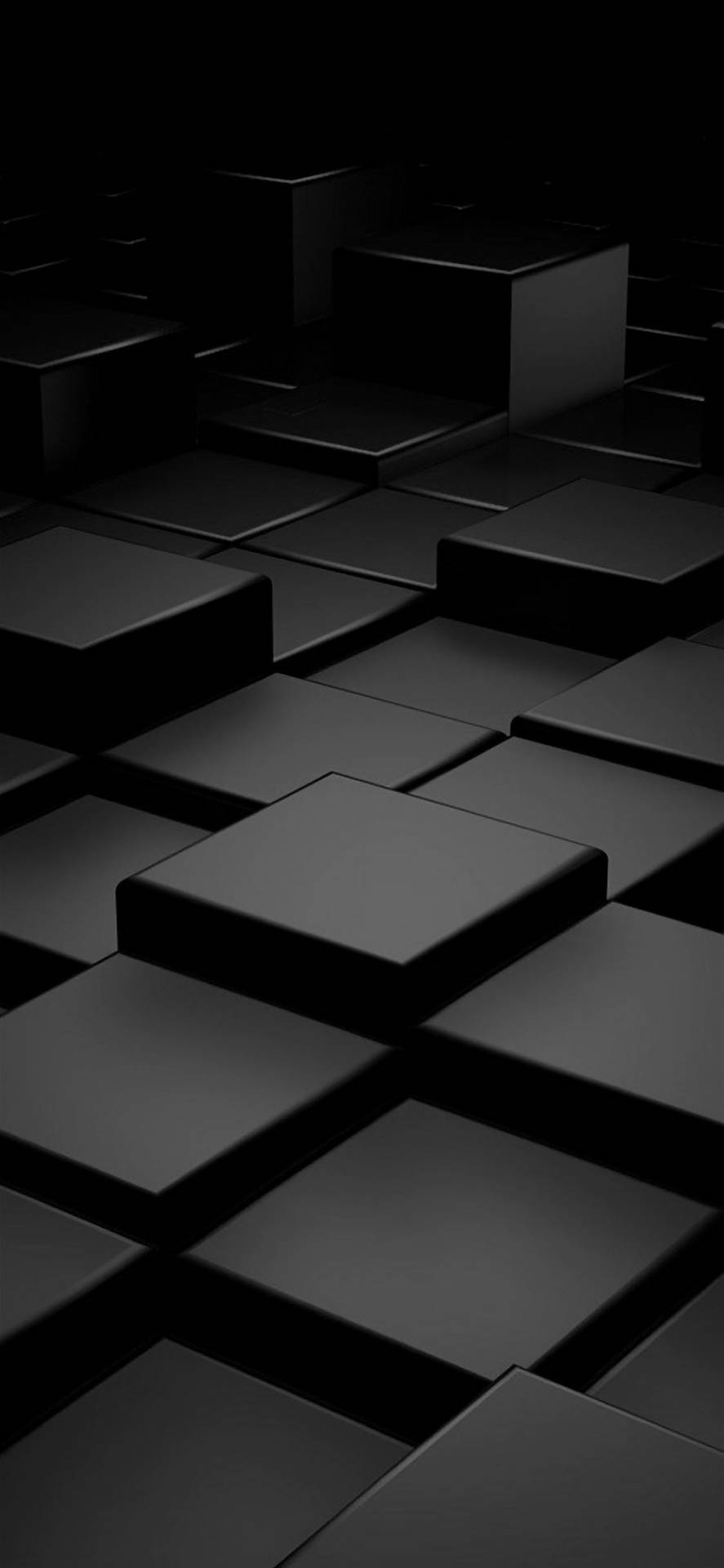 Black Apple Iphone Background Of Cubes Background