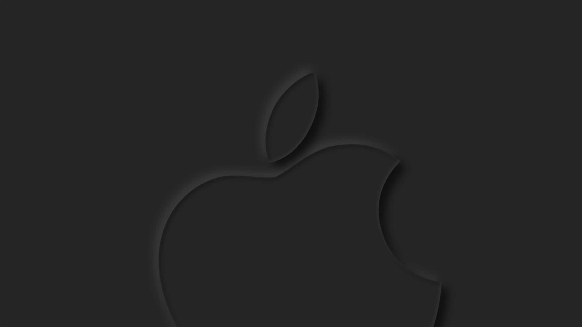 Black Apple Logo Background