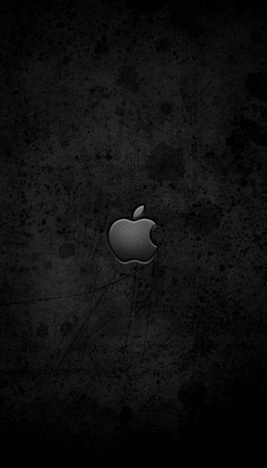 Black Apple Logo Original Iphone 4 Background