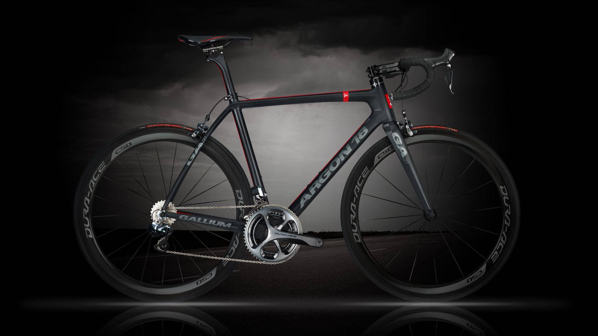 Black Argon 18 Road Bike Background